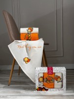 Набір кухонних рушників Nilteks Orange 3шт. 40х60см - Зображення 3