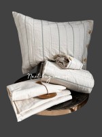 Постельное белье Turkiz Colin mint 200x220 из вареного хлопка