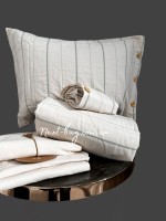 Постельное белье Turkiz Colin mint 200x220 из вареного хлопка — изображение 7