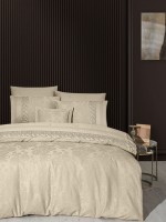 First choice Buhara Cappuccino vip сатин постельное белье евро 200х220