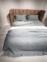 Покрывало-пике Febo Soft Muslin gri Турция 230x240
