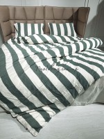 Постельное белье Turkiz Epaisse green 200x220 из вареного хлопка — изображение 2