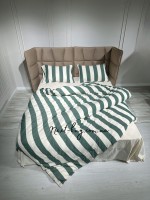 Постельное белье Turkiz Epaisse green 200x220 из вареного хлопка