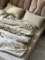 Постельное белье Limasso Standart Oxford Tan 200x220 из вареного хлопка — изображение 6