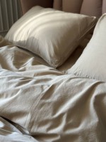 Постельное белье Limasso Standart Oxford Tan 200x220 из вареного хлопка — изображение 5