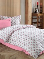 Maison D'or Diana Rose rose постільна білизна півторачна 160х220 сатин