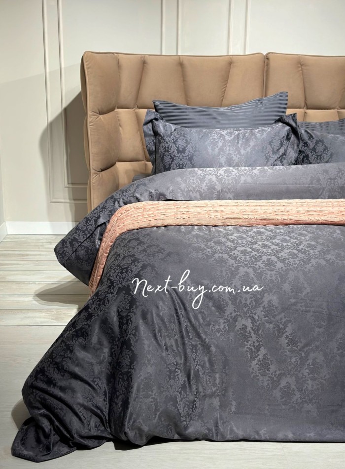 В'язаний плед Diamond Bargello 220х240 Pudra Туреччина - Зображення 7