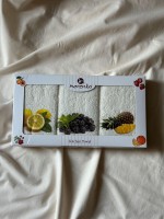 Набор кухонных полотенец Merzuka Berries and fruits 3шт. 30х50 — изображение 2