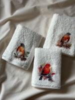 Набор кухонных полотенец Merzuka Birds 3шт. 30х50 — изображение 3