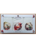 Набор кухонных полотенец Merzuka Birds in nature 3шт. 30х50