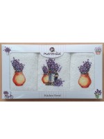 Набор кухонных полотенец Merzuka Bouquets of lavender 3шт. 30х50 — изображение 5