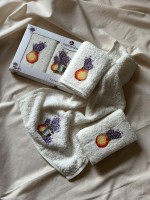 Набор кухонных полотенец Merzuka Bouquets of lavender 3шт. 30х50