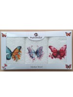 Набор кухонных полотенец Merzuka Butterflies are bright 3шт. 30х50