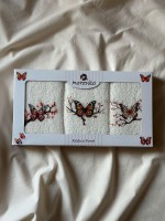 Набор кухонных полотенец Merzuka Butterflies on branches 3шт. 30х50 — изображение 2