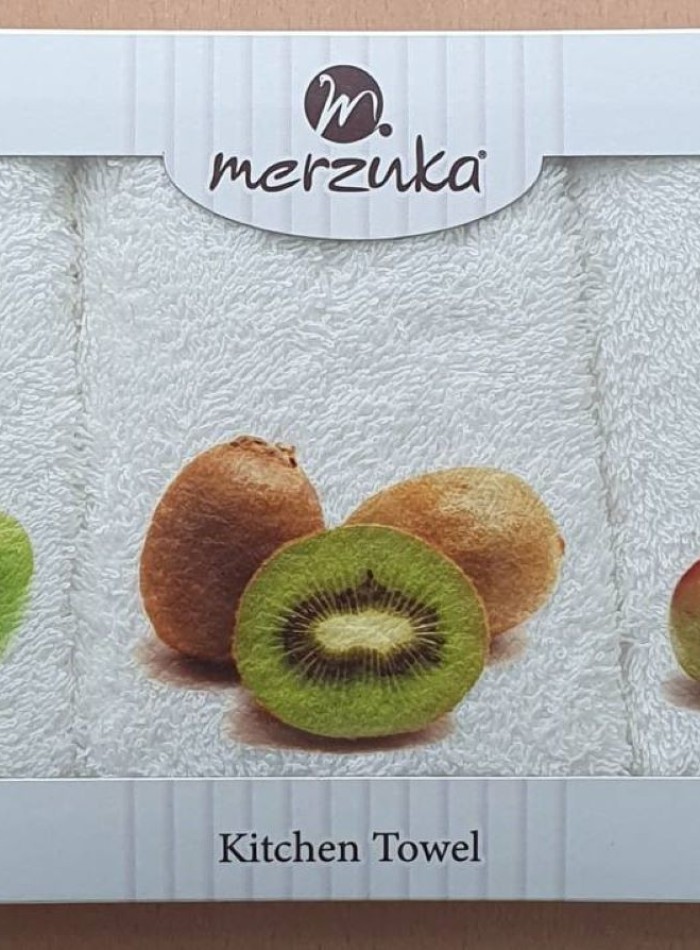 Набор кухонных полотенец Merzuka Fruits 3шт. 30х50 — изображение 4