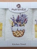 Набор кухонных полотенец Merzuka Lavender gift 3шт. 30х50 — изображение 3