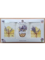 Набор кухонных полотенец Merzuka Lavender gift 3шт. 30х50 — изображение 4