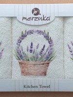 Набор кухонных полотенец Merzuka Lavender in baskets 3шт. 30х50 — изображение 2