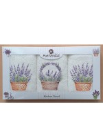 Набор кухонных полотенец Merzuka Lavender in baskets 3шт. 30х50