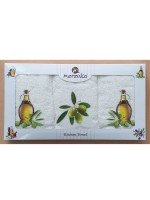 Набор кухонных полотенец Merzuka Olive 3шт. 30х50 — изображение 5