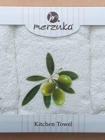 Набор кухонных полотенец Merzuka Olive 3шт. 30х50 — изображение 4