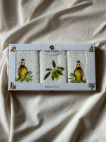 Набор кухонных полотенец Merzuka Olive 3шт. 30х50 — изображение 2