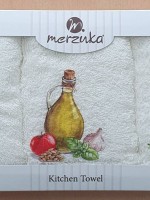 Набор кухонных полотенец Merzuka Spices with oil 3шт. 30х50 — изображение 4