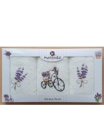 Набор кухонных полотенец Merzuka Sprigs of lavender 3шт. 30х50
