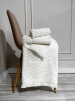 Набор хлопковых полотенец Maison D'or New Flora ecru 3шт — изображение 5