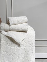 Набор хлопковых полотенец Maison D'or New Flora ecru 3шт — изображение 2