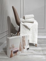 Набор хлопковых полотенец Maison D'or New Flora ecru 3шт — изображение 4