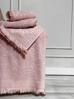 Набор хлопковых полотенец Maison D'or New Flora rosa 3шт — изображение 6