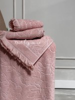 Набор хлопковых полотенец Maison D'or New Flora rosa 3шт — изображение 2
