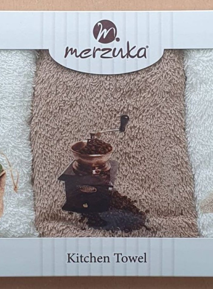 Набор кухонных полотенец Merzuka Coffee beans 3шт. 30х50 — изображение 4