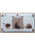 Набор кухонных полотенец Merzuka Coffee beans 3шт. 30х50 — изображение 5