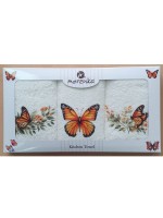 Набор кухонных полотенец Merzuka Monarch butterfly 3шт. 30х50