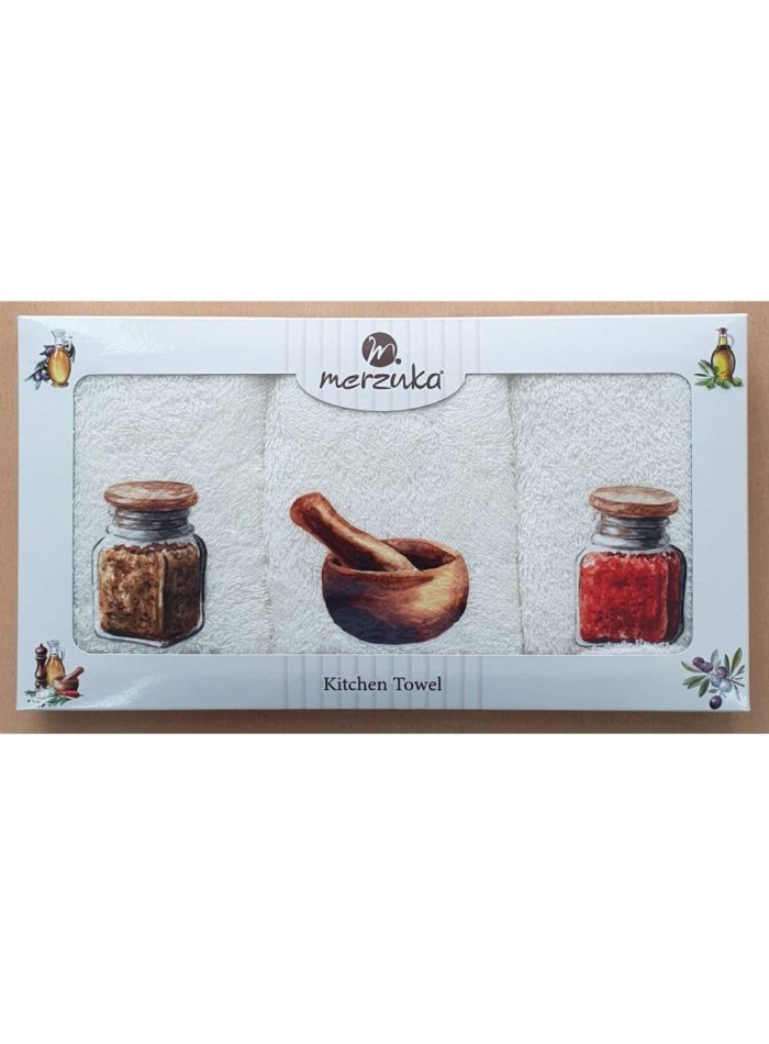 Набор кухонных полотенец Merzuka Spices 3шт. 30х50 — изображение 2