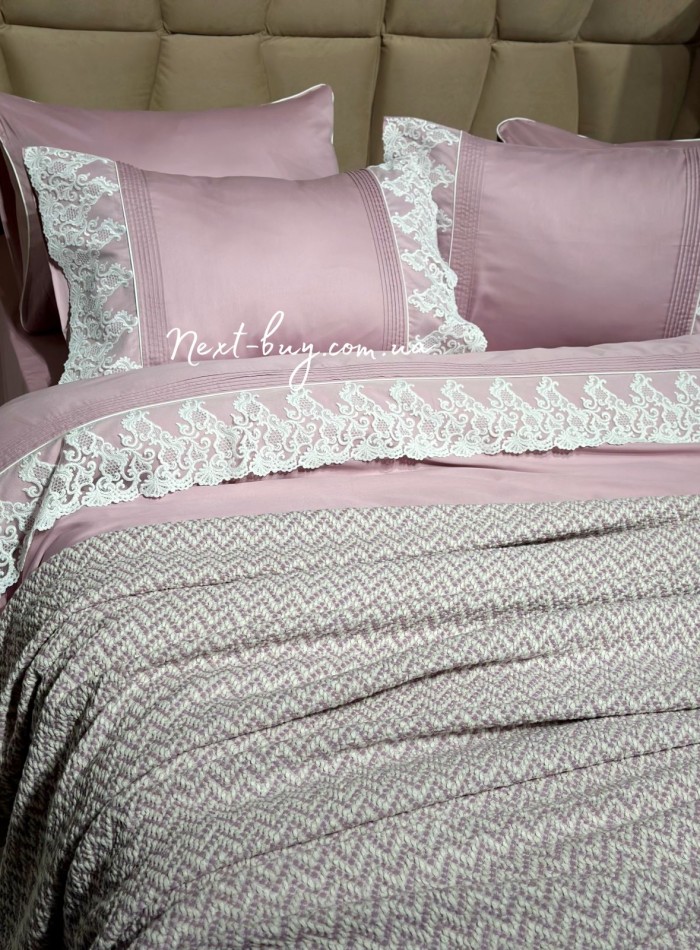 Легкий плед-піке Maison D'or Paris Missoma lilac 220х240 - Зображення 4
