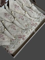 Лляна скатертина для столу Irmak 160х220 з серветками 8 шт. Туреччина - Зображення 5