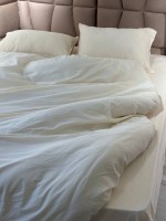 Постельное белье Limasso Standart Natural cream 200x220 из вареного хлопка — изображение 2