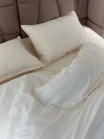 Постельное белье Limasso Standart Natural cream 200x220 из вареного хлопка — изображение 3