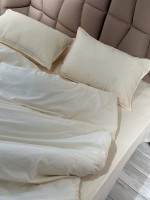 Постельное белье Limasso Standart Natural cream 200x220 из вареного хлопка — изображение 4