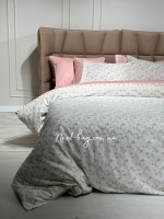 Постельное белье Maison D'or Roses rose 200x220см сатин со стразами — изображение 3