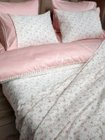 Постельное белье Maison D'or Roses rose 200x220см сатин со стразами — изображение 8