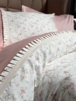 Постельное белье Maison D'or Roses rose 200x220см сатин со стразами — изображение 5