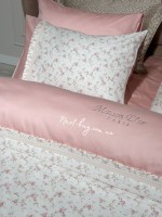 Постельное белье Maison D'or Roses rose 200x220см сатин со стразами — изображение 4