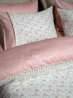 Постельное белье Maison D'or Roses rose 200x220см сатин со стразами — изображение 7