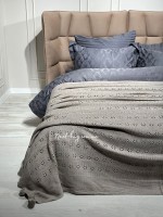 Diamond Sabina dark bej вязаный плед 220x240 Турция — изображение 3