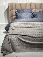 Diamond Sabina dark bej вязаный плед 220x240 Турция — изображение 5