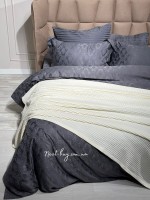 Легкий, вафельний плед-піке DO&CO Pike cream 220х240 - Зображення 6